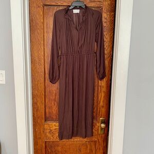 Modern Citizen Satin Midi Dress - Size Small